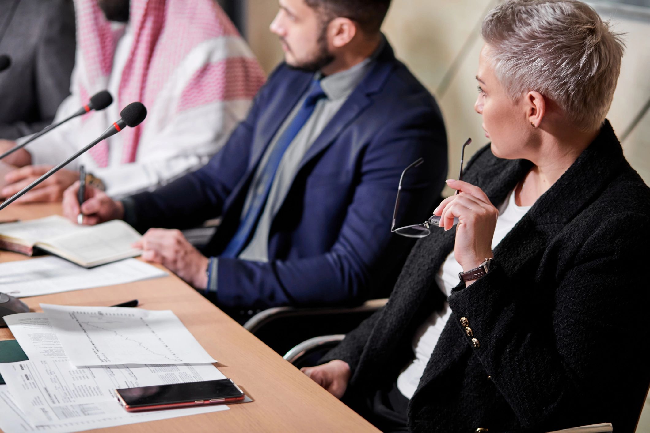 Professional listening during a policy or advocacy discussion